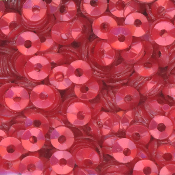 3mm Fully Cupped Satin Red
