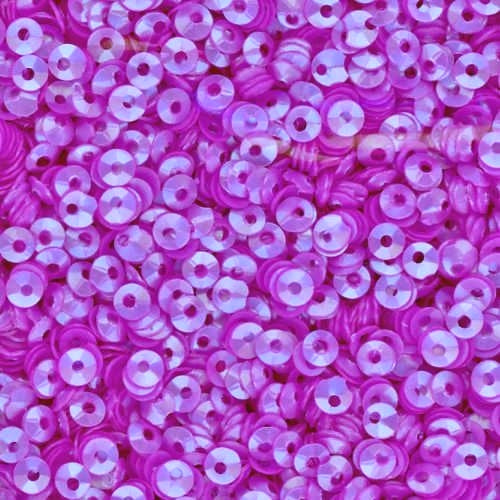 3mm Fully Cupped Satin Light Purple