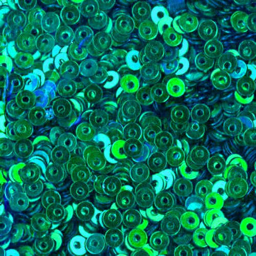 3mm Flat Metallic Green