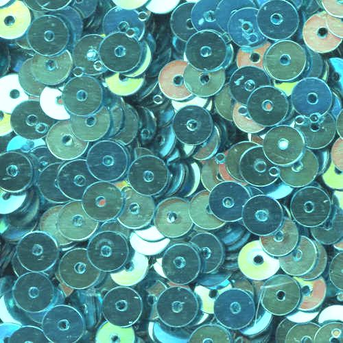 5mm Flat Metallic Aqua 100 grams