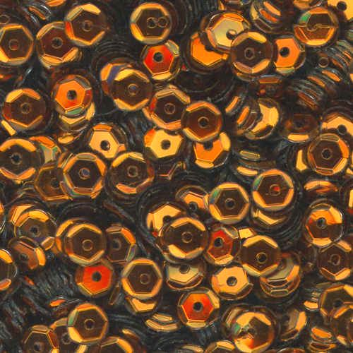 5mm Slightly Cupped Metallic Bronze