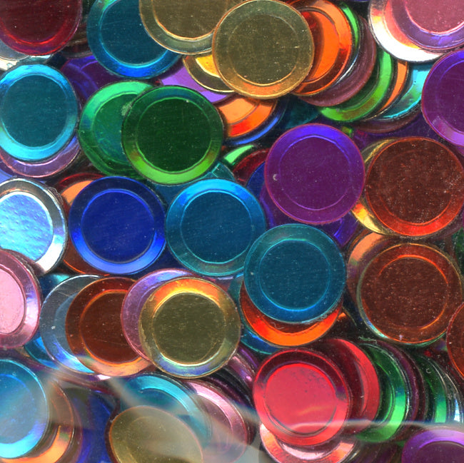 6mm Metallic Confetti Mixed Colors