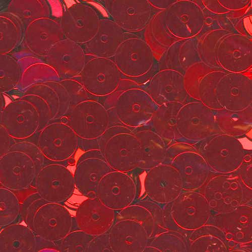 6mm Flat Metallic Red 100 grams