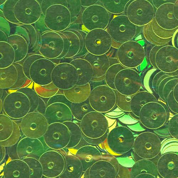 6mm Flat Metallic Kelly Green