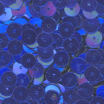 6mm Flat Metallic Cobalt Blue 100 grams