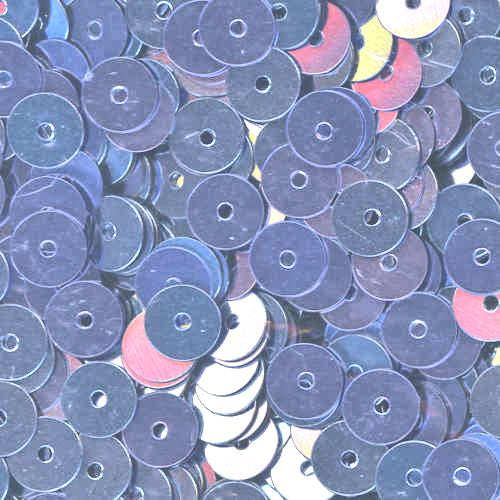 6mm Flat Metallic Cool Water Blue