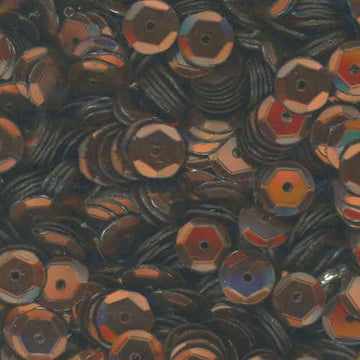 6mm Slightly Cupped Metallic Coffee 100 grams