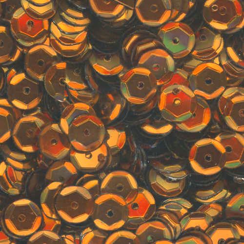 6mm Slightly Cupped Metallic Bronze 100 grams