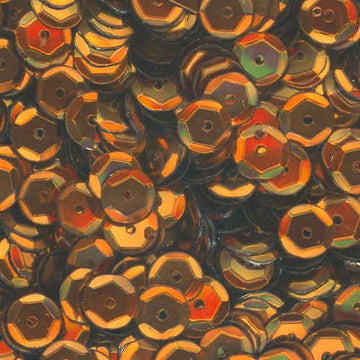 6mm Slightly Cupped Metallic Bronze 100 grams