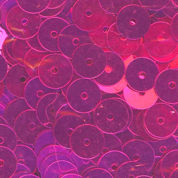 8mm Flat Metallic Fuchsia