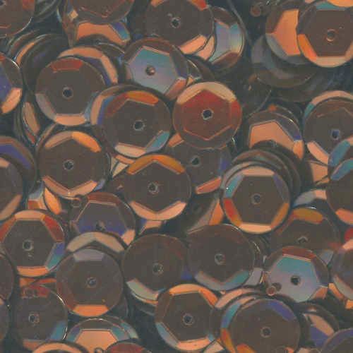 8mm Slightly Cupped Metallic Coffee