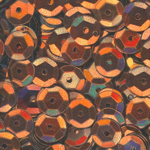 10mm Slightly Cupped Metallic Bronze