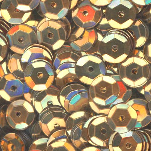 8mm Slightly Cupped Metallic Brass