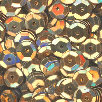 8mm Slightly Cupped Metallic Brass