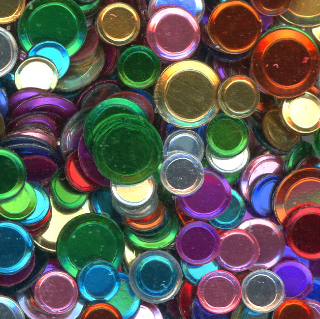 Metallic Confetti Mixed Colors
