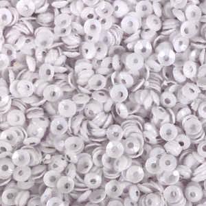 3mm Fully Cupped Opaque Bright White