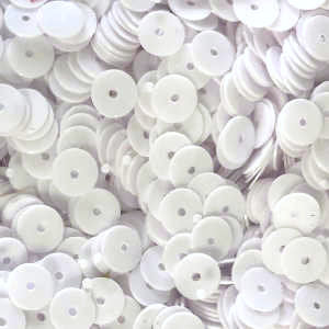 6mm Flat Opaque Bright White