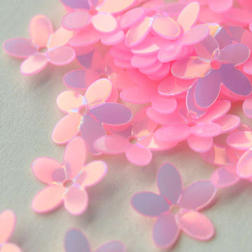 10mm Cupped Opalescent Flower Lotus