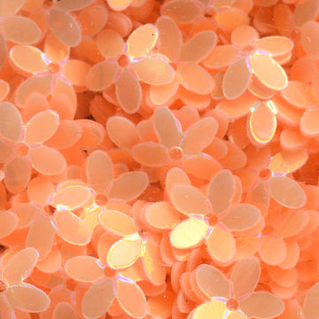 10mm Cupped Opalescent Flower Just Peachy 50 grams