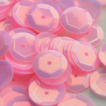 10mm Slightly Cupped Opalescent Lotus