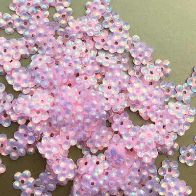 5mm Flower Opalescent Peony 100 Grams