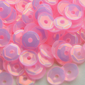 5mm Slightly Cupped Opalescent Lotus