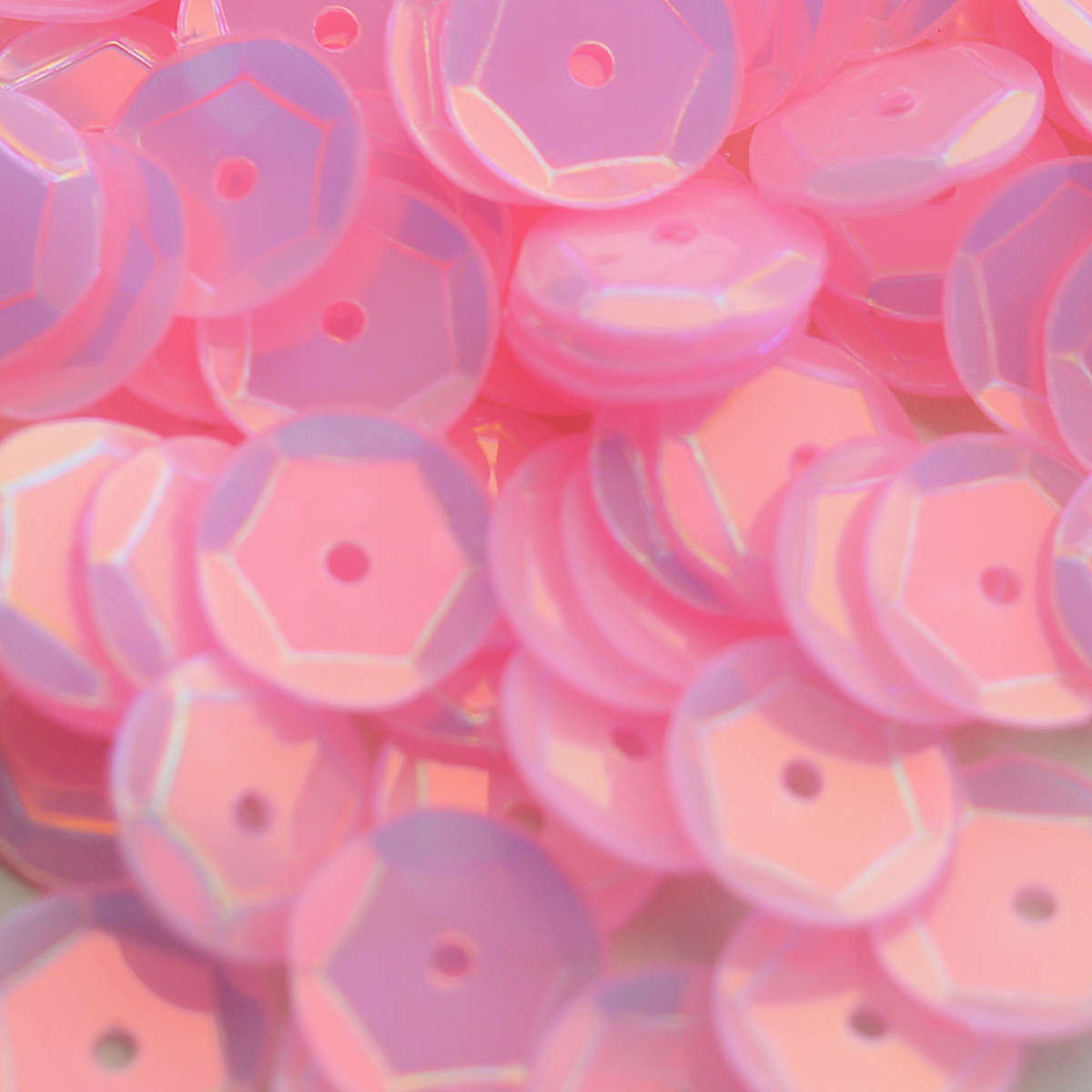 8mm Slightly Cupped Opalescent Lotus 50 Grams
