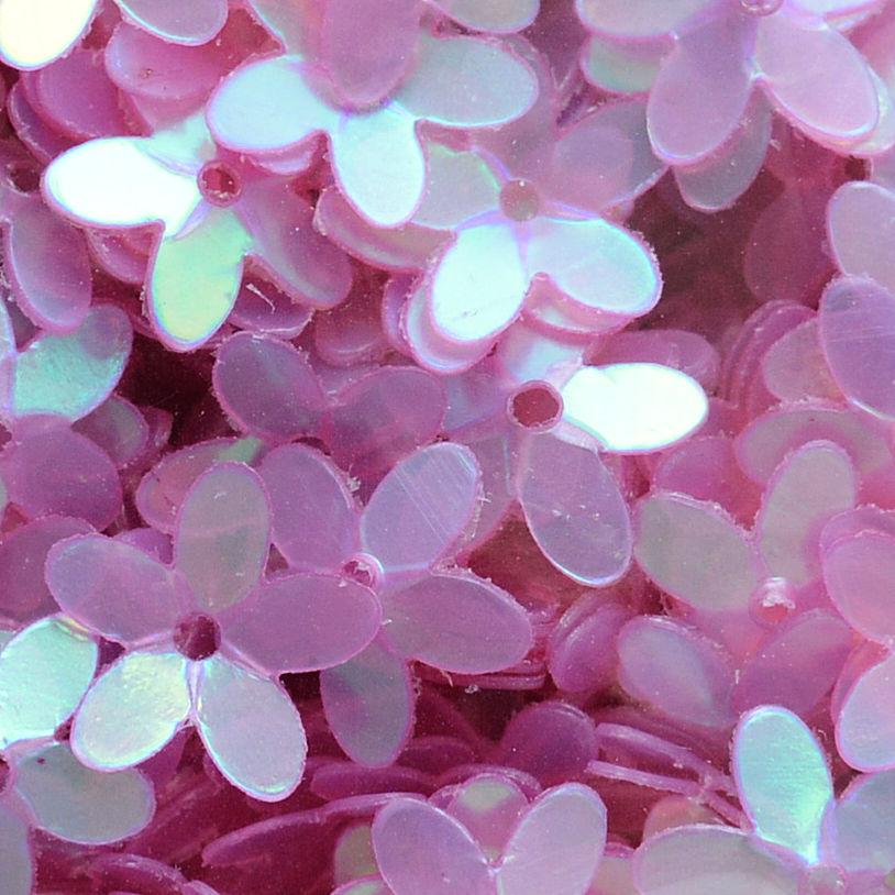 10mm Fully Cupped Flower Rainbow Pearl Azalea 50 Grams