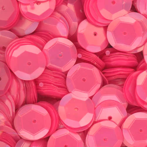 10mm Slightly Cupped Satin Pink 100 Grams
