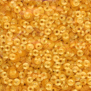 3mm Fully Cupped Satin Maize Yellow