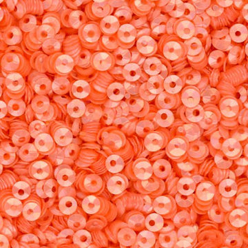 3mm Fully Cupped Satin Pale Peach