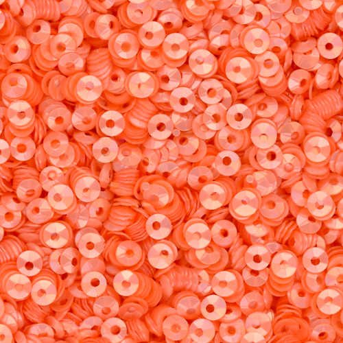 3mm Fully Cupped Satin Pale Peach
