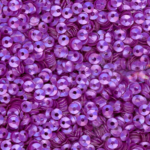 3mm Fully Cupped Satin Dark Purple 100 grams