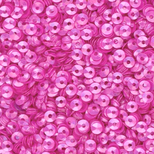3mm Fully Cupped Satin Med Pink Orchid