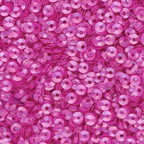 3mm Fully Cupped Satin Dk. Pink Orchid