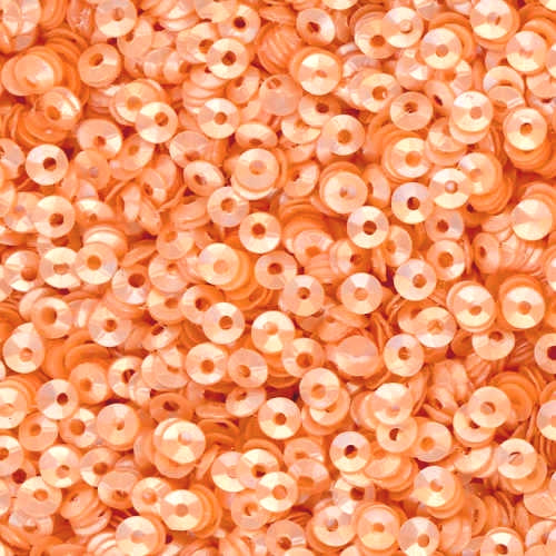 3mm Fully Cupped Satin Pale Coral