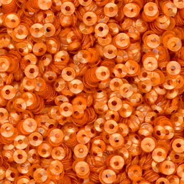 3mm Fully Cupped Satin Coral 100 grams