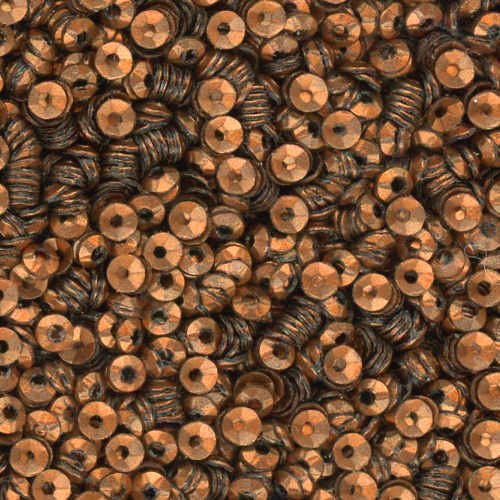 Copper Spangles 3mm Fully Cupped Satin Copper 100 grams – Cartwright's Sequins