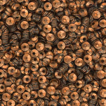 3mm Fully Cupped Satin Copper 100 grams