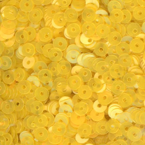 4mm Flat Satin Lemon Yellow