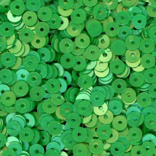 4mm Flat Satin Shamrock 100 Grams
