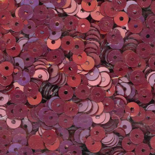 4mm Flat Satin Burgundy 100 Grams