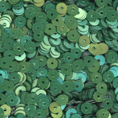 4mm Flat Satin Emerald Green