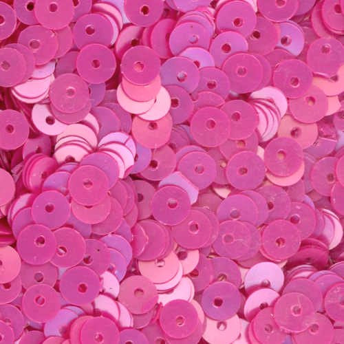 5mm Flat Satin Dk. Pink Orchid