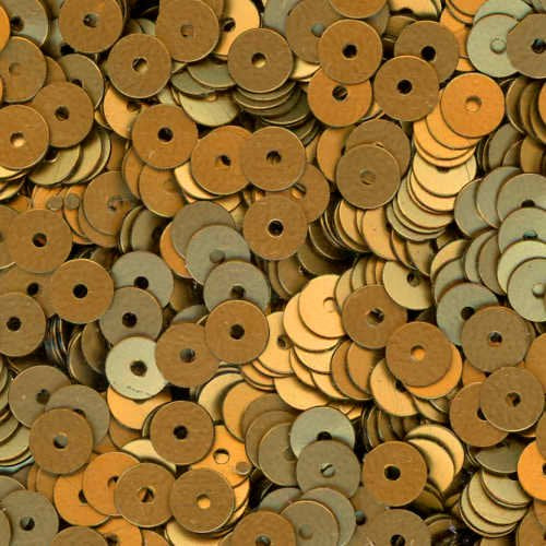 5mm Flat Satin Gold 100 Grams