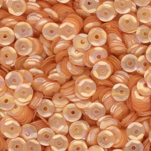 5mm Slightly Cupped Satin Light Ecru