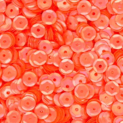 5mm Slightly Cupped Satin Peach