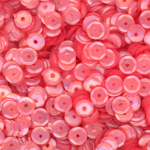 5mm Slightly Cupped Satin Blush