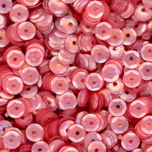 5mm Slightly Cupped Satin Dusty Rose