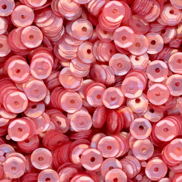 5mm Slightly Cupped Satin Dusty Rose